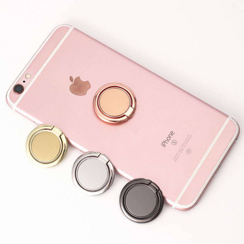 Wholesale Magnetic Finger Buckle Lazy Stand Mobile Phone Ring Full Metal Finger Buckle Men's Pull Ring Finger Buckle Women's Fixed logo