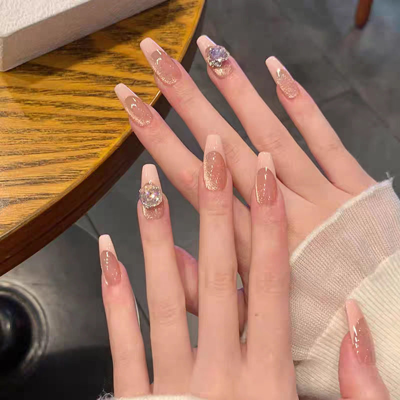 xiaohongshu same style wearable armor removable fake nails student net red ins wearable fake nail tip