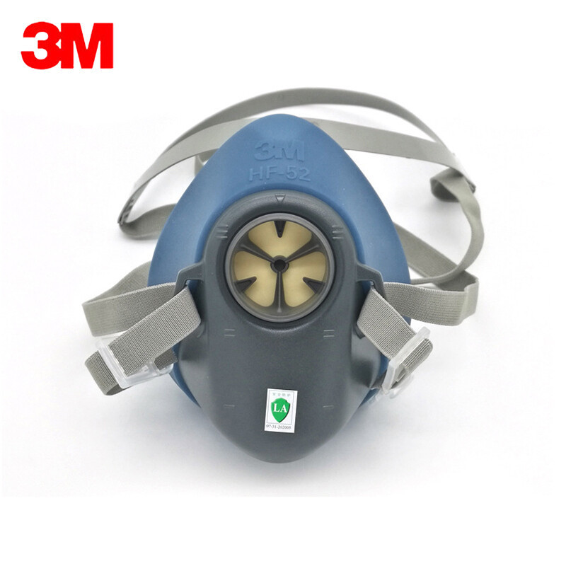3M HF-52 de fábrica de productos químicos de silicona Sola Media máscara de pintura en aerosol pesticida polvo máscara al por mayor Anti-Virus kn95 protección
