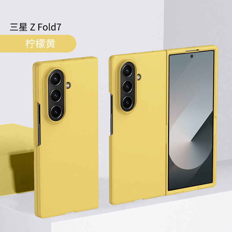 新しいモデルは、ヒンジ付きスキンフィール保護ケースを備えたSamsung zfold7携帯電話ケースgalaxy zfold30% offスタックスクリーンに適しています。|undefined