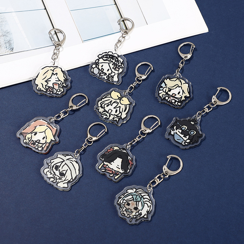 Carefully Selected Fifth Personality Acrylic Keychain Game Peripherals Cute Graffiti Creative High-Value Key Pendants