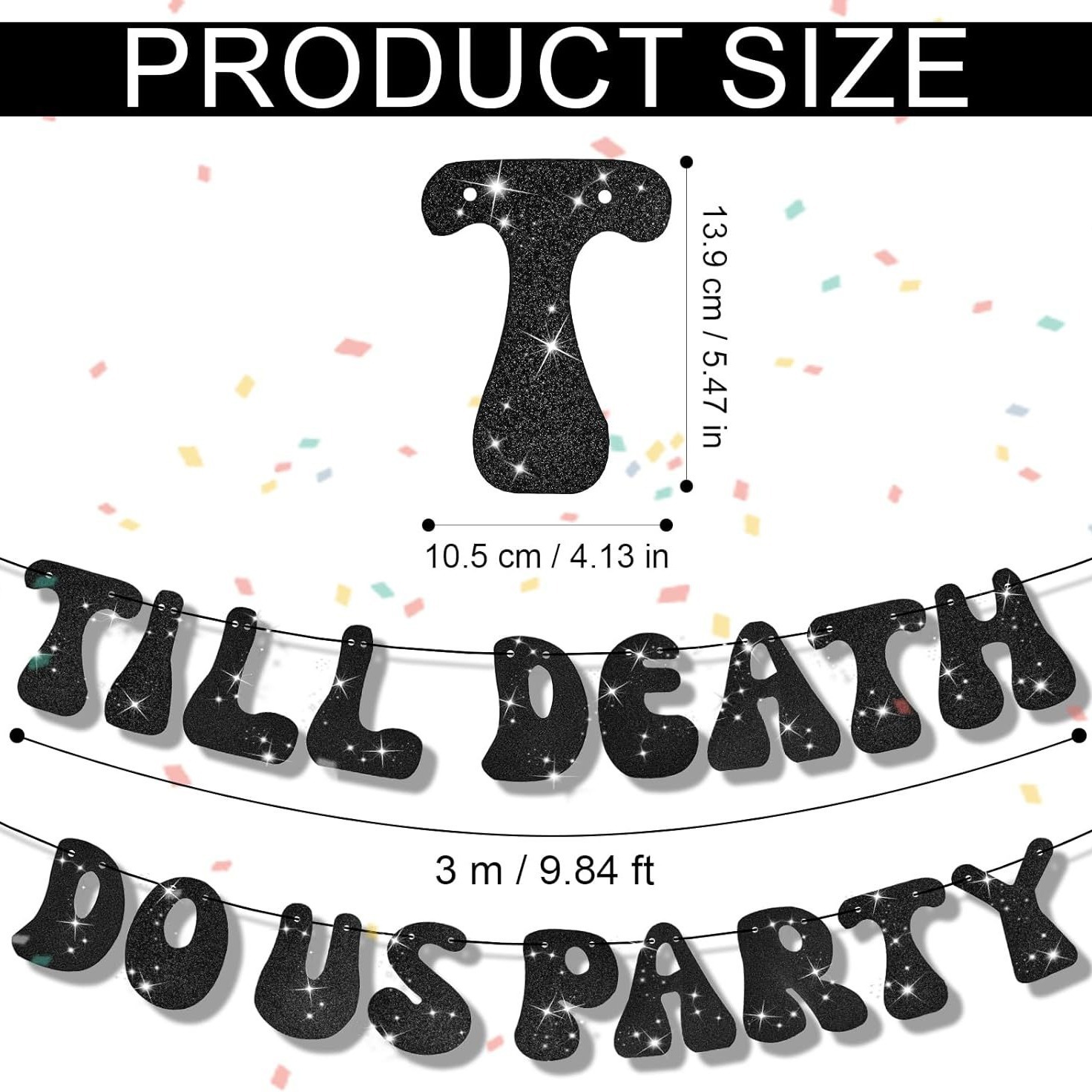 Banderas de fiesta banderas de Halloween pre-string aniversario logotipo de decoración de fiesta solteros guirlandas al por mayor