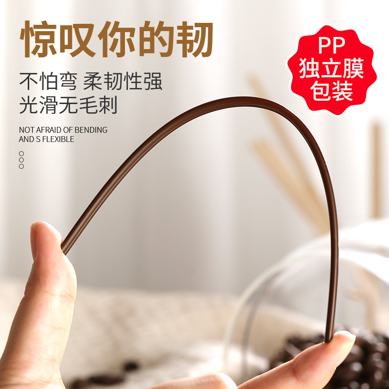 Disposable wooden coffee cotton swabs
