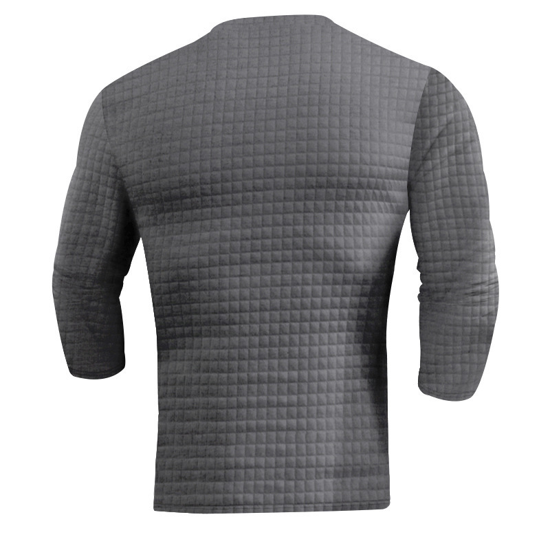 Herren Henley Shirt Und Jogger Hose Set Für Herbst Und Winter_voghion.com