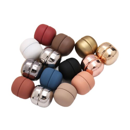 Cross-border colorful magnetic clip headscarf scarf strong invisible fixed silk tie clip shawl collar prevent slipping magnetic fastener