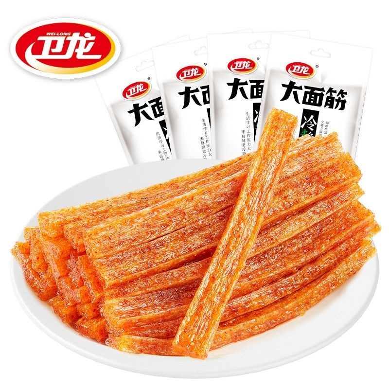 Waylung spicy Article gluten 106g*1 snack leisure time food Dried tofu Vegetarian meat Childhood Spicy and spicy Dine together