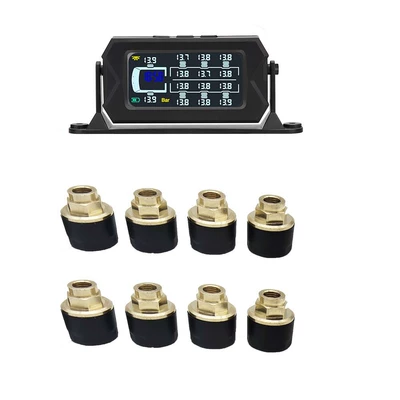Tire pressure monitoring system External Monitoring System for Trucks - 8-rounds-8bar