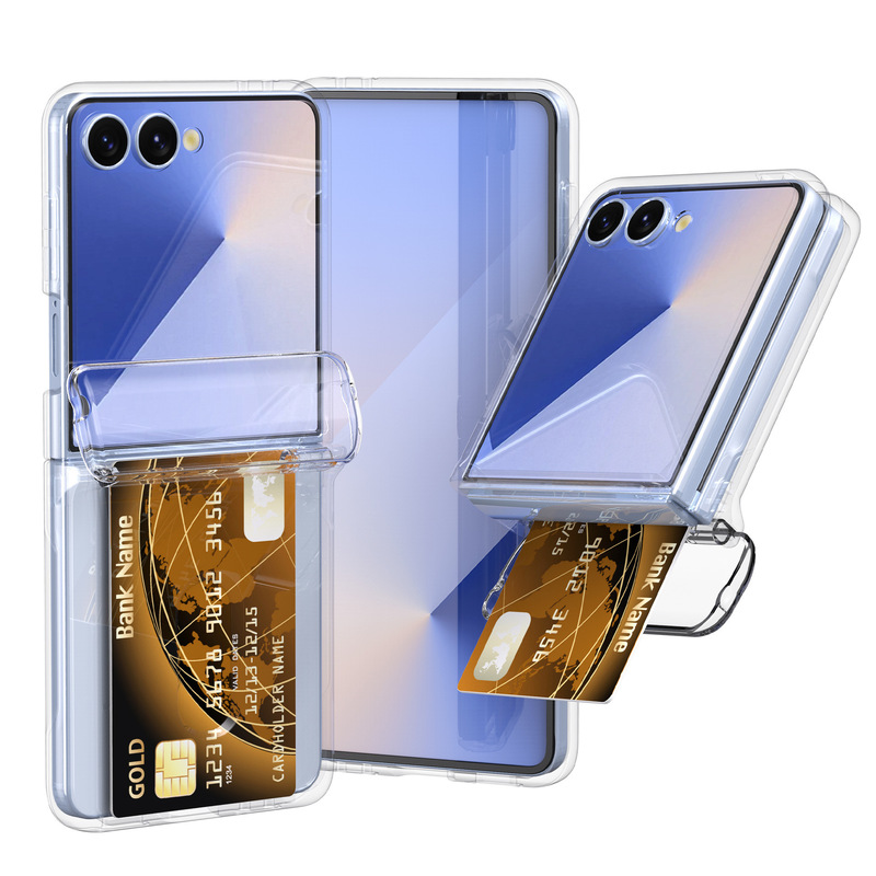 zflip7 カード携帯電話ケース多機能スプリングヒンジ PC サムスン折りたたみスクリーン ZFLIP6 携帯電話ケースに適しています|undefined