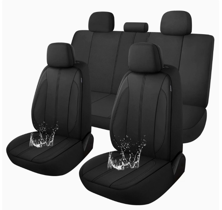 Universal Five-Seater Car Seat Cover, Pu Leather Full-Cover Cushion Cover, Suitable for All Seasons, Cross-Border Best-Selling Model