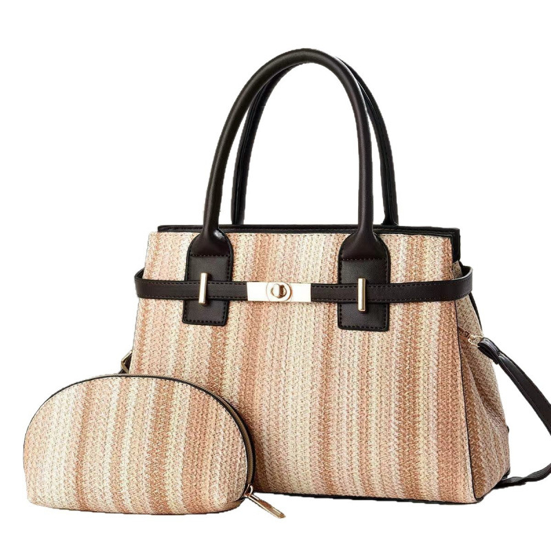 Dos piezas de nuevo bolso de mujer, moda, moda, bolsas de gran capacidad.