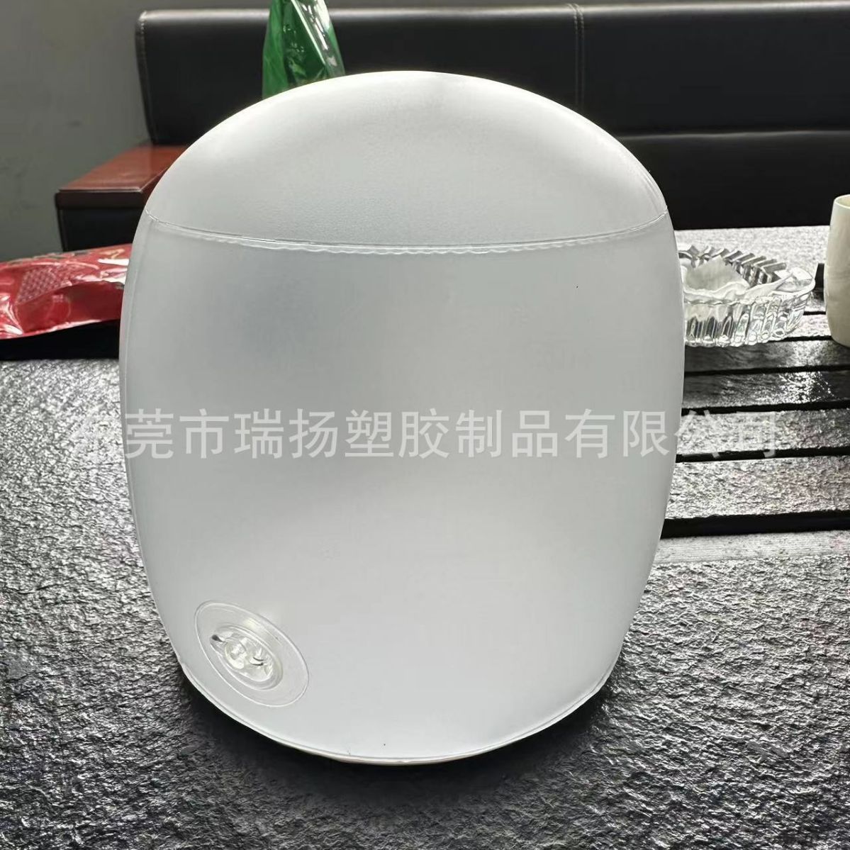 跨境批发PVC充气儿童帽托成人帽撑透明白底帽拖各种帽子内衬