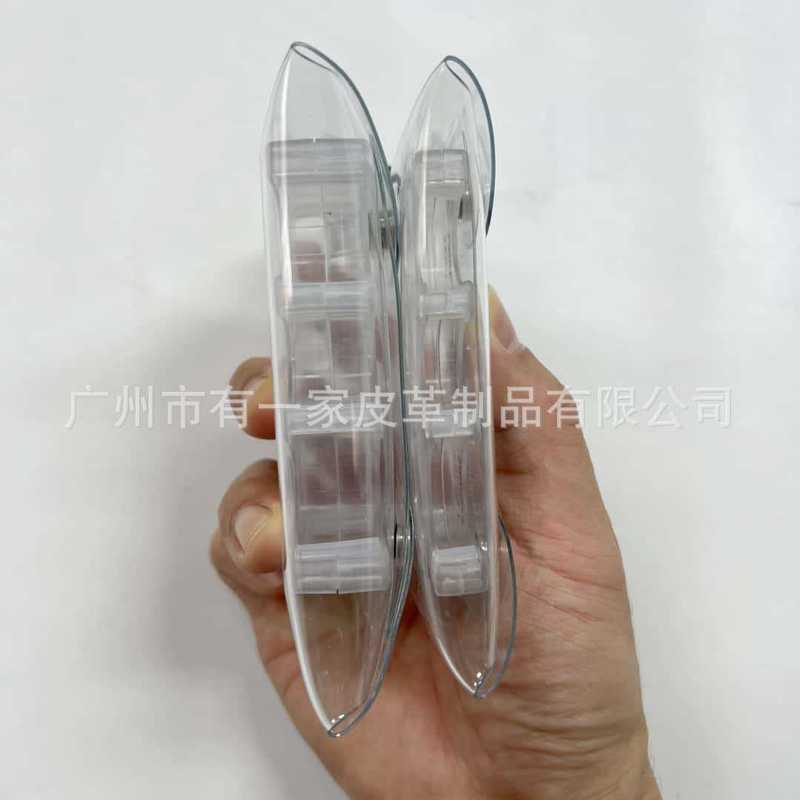 現物硬貨クリップ携帯型硬貨分類透明pvc小包登山ボタン付き硬貨プラスチックケース収納バッグ|undefined