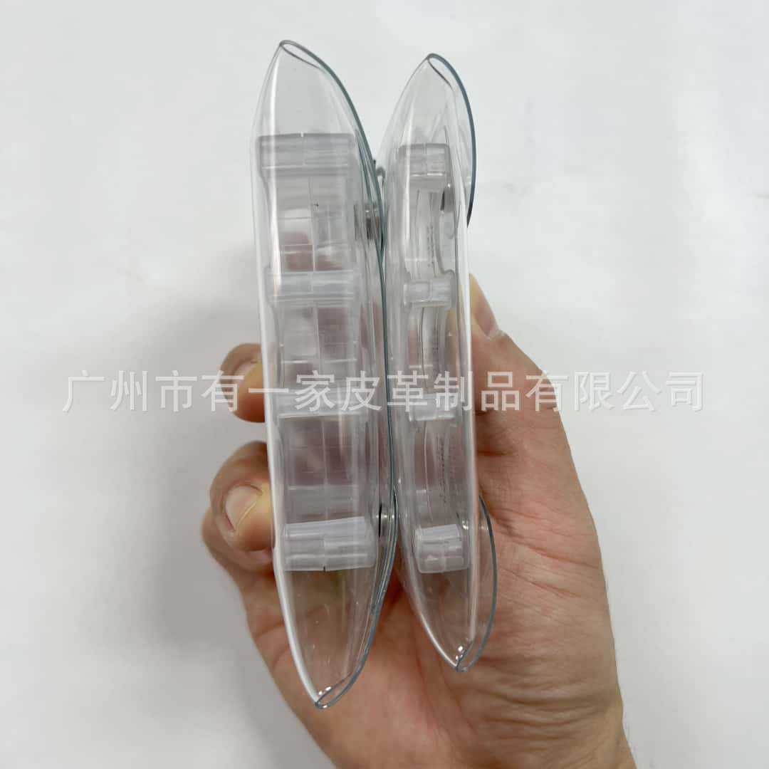 現物硬貨クリップ携帯型硬貨分類透明pvc小包登山ボタン付き硬貨プラスチックケース収納バッグ