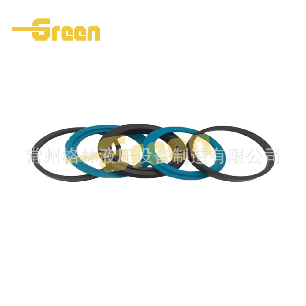 KDAS组合密封圈 氟胶油封 高压氟胶V型加布组合油封密封圈