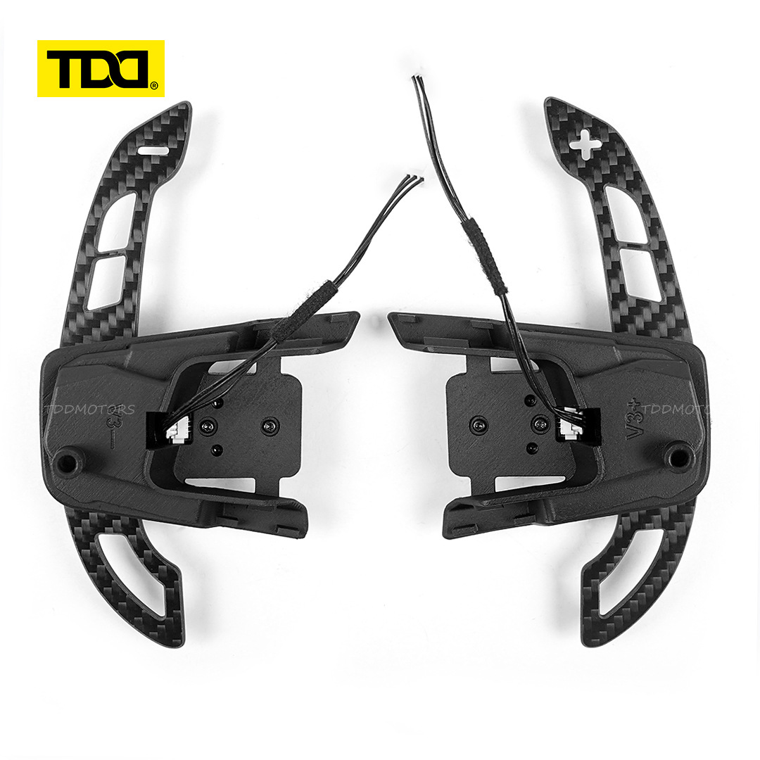 Volkswagen 100% Carbon Fiber Magnetic Paddle Shifters for Volkswagen Golf MK7 (Steering wheel) - 6