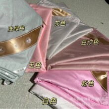 纯棉被子内胆套蚕丝棉絮高密贡缎被壳80支全棉提花单被套厂家批发