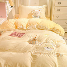 大学生宿舍专用被子被套三件套一整套全套春秋棉被褥子六件套单人