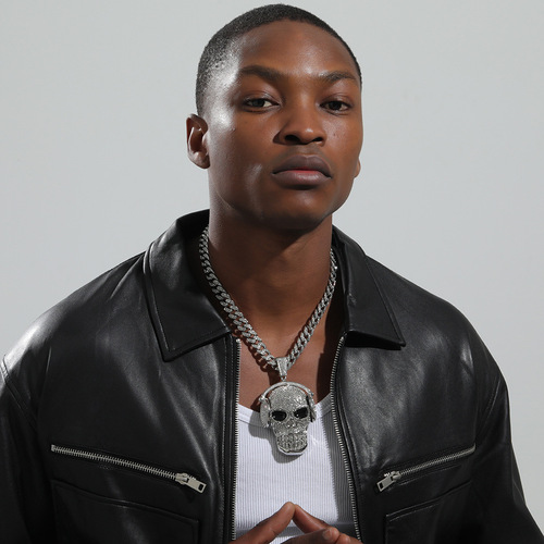 Enormous exaggerated skull pendant with full diamond Hip-Hop Cuban chain Luxury Pedant ghost head cross-border jewelry