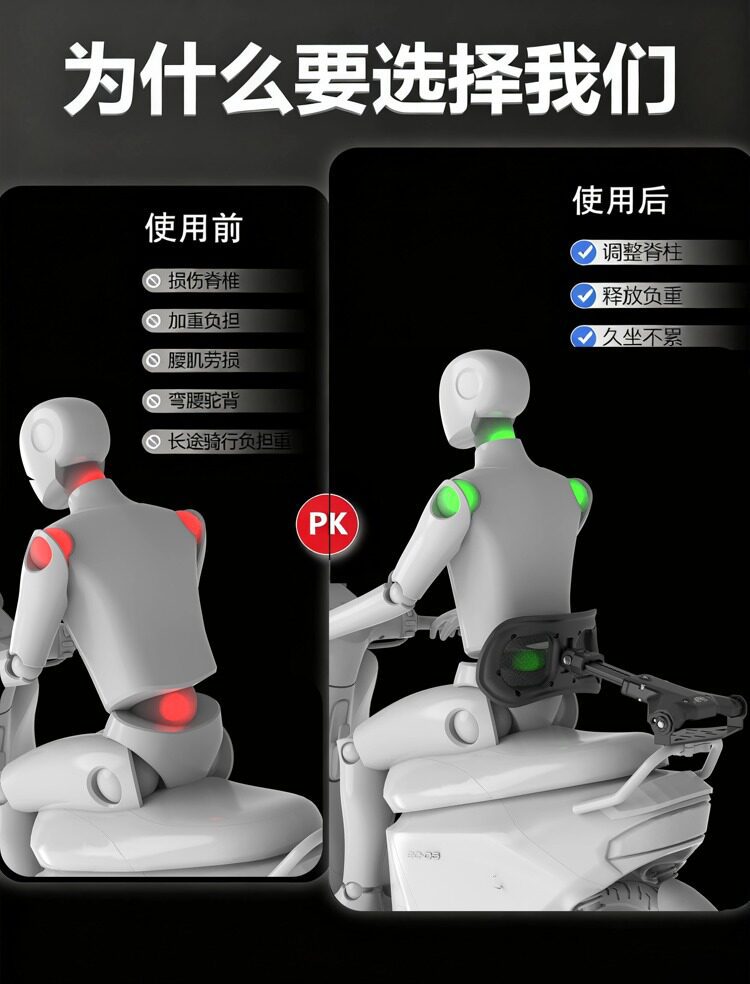Listen to the Wind Time Backrest Second Generation Upgraded Model T2 Multifunctional Folding Waist Support Device
