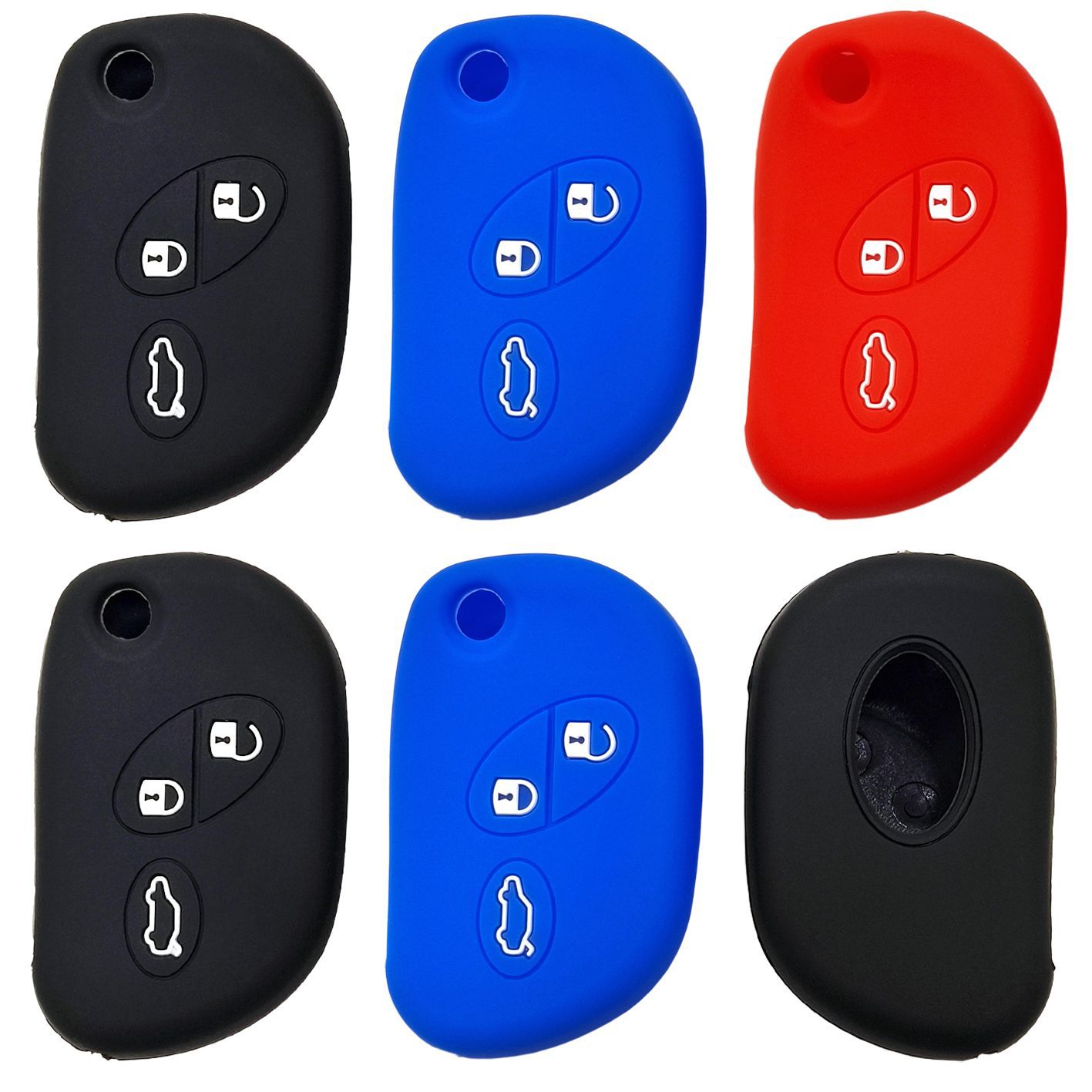 适用玛莎拉蒂GT总裁GranCabrio折叠3键遥控器汽车硅胶钥匙保护套