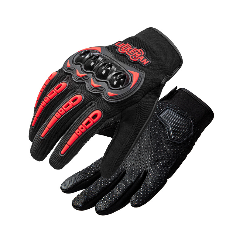 Guantes de motocicleta con pantalla táctil para hombres cuatro estaciones antideslizantes generales al aire libre gruesa protección de equipos de locomotoras deportivas