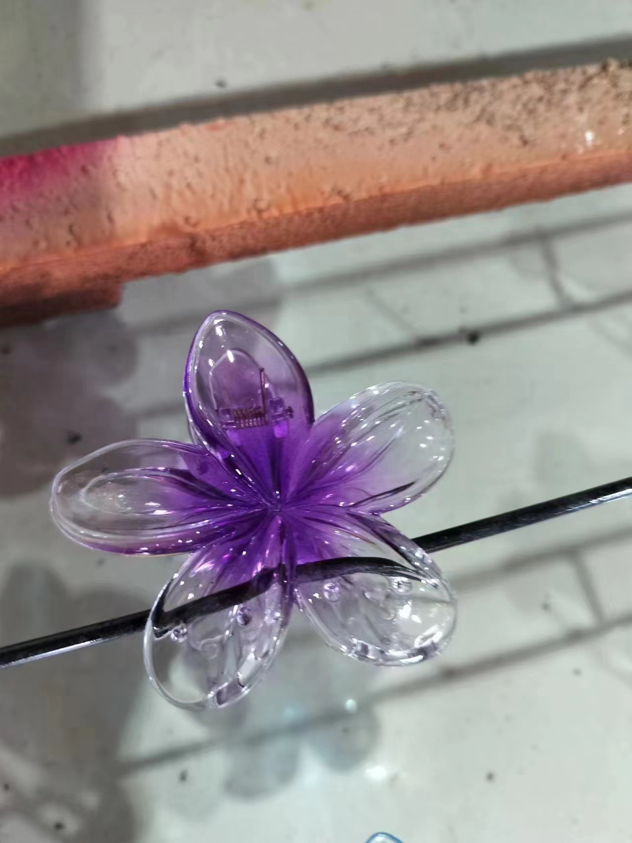 Women's Gender Vacation Simple Style Women's Flower Plastic Resin Hair Claws