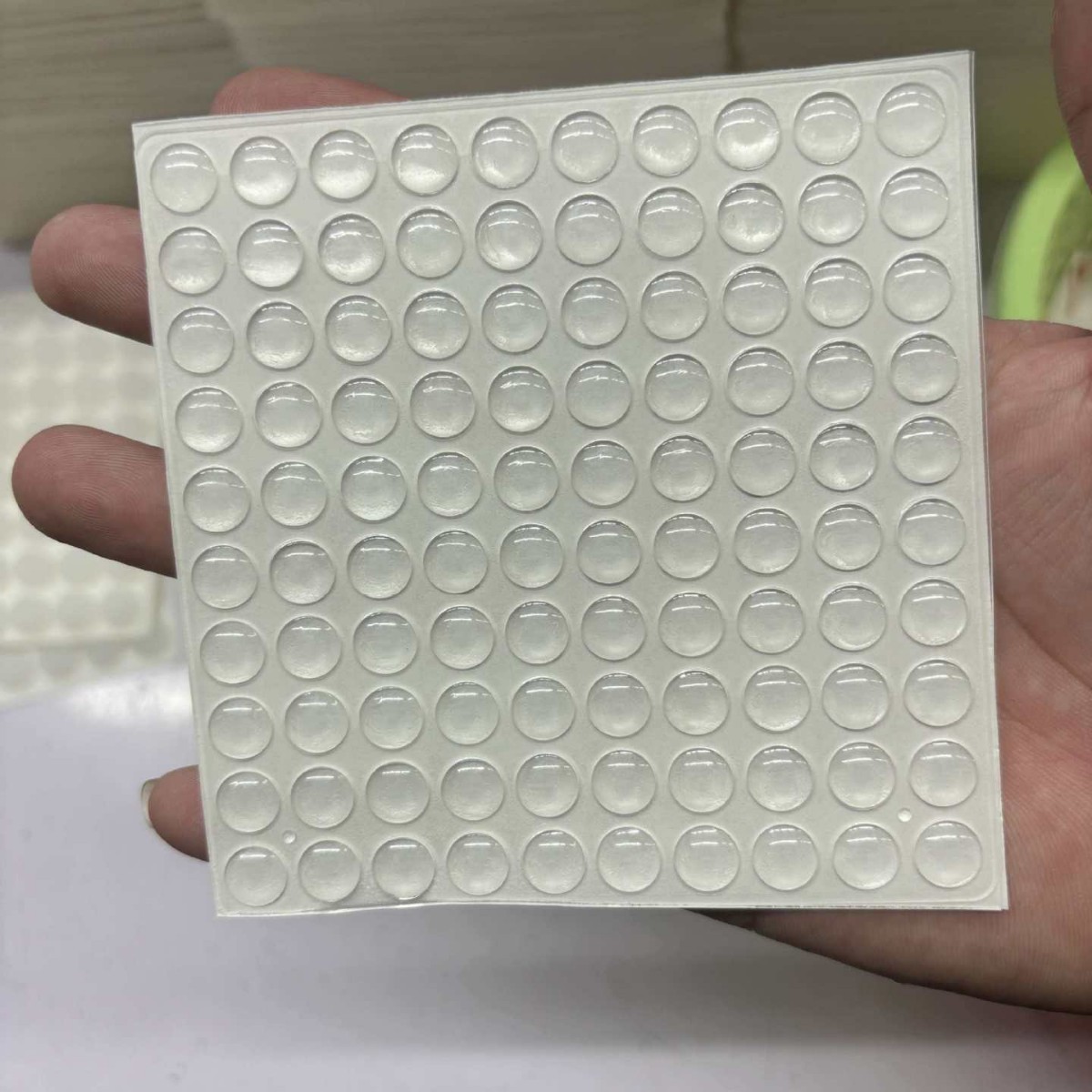 圆柱半球透明硅胶防撞粒路由器笔记本底壳防滑垫家具摆件自粘贴
