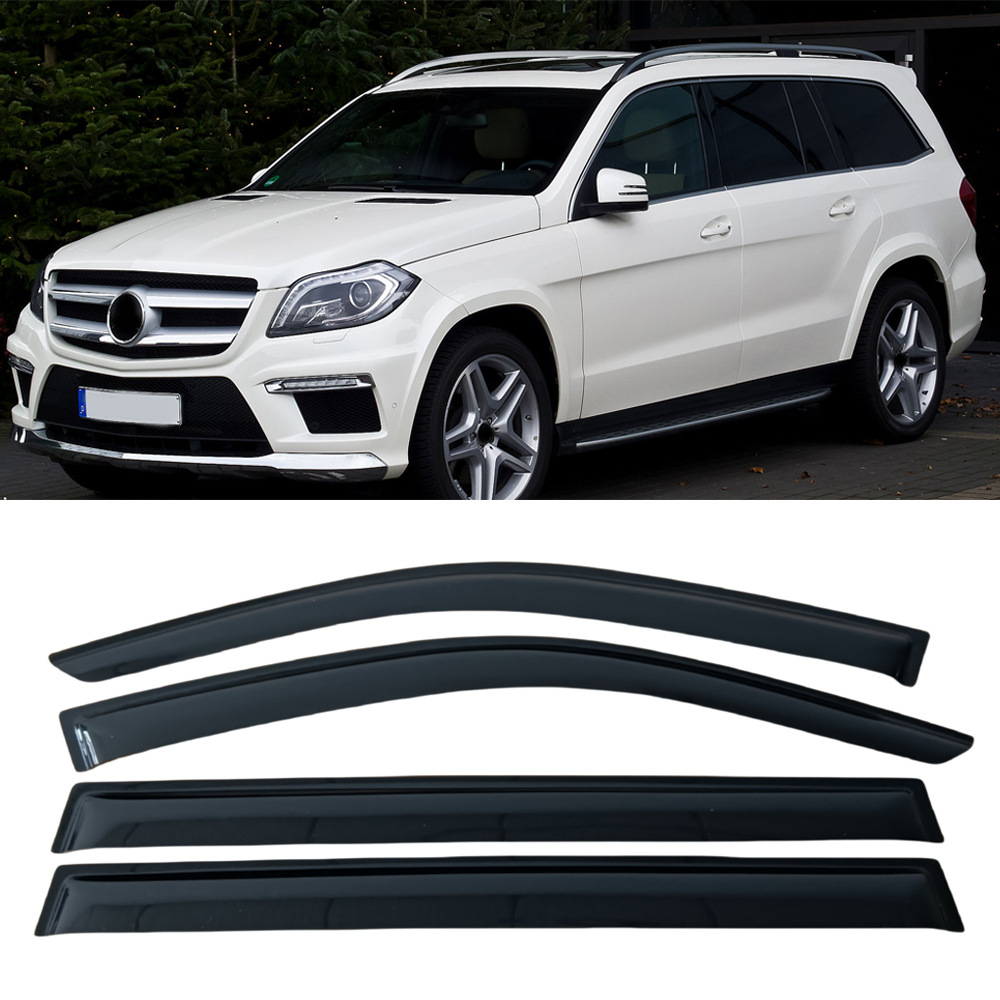 Mercedes-Benz Mercedes-Benz GL-CLASS X166 2013-2019 Weather Shields Side Window Deflectors (Rain shield) - for-gl-class-x166-2013-20194pcs