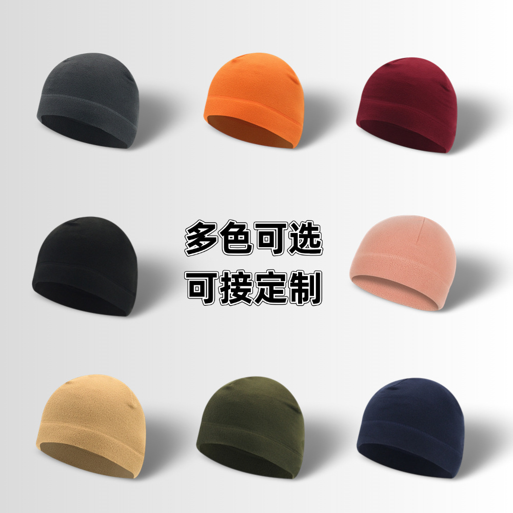 Sombrero caliente de terciopelo, sombrero deportivo de ciclismo de invierno, casco de esquí a prueba de viento, forro de terciopelo y espesor image 3