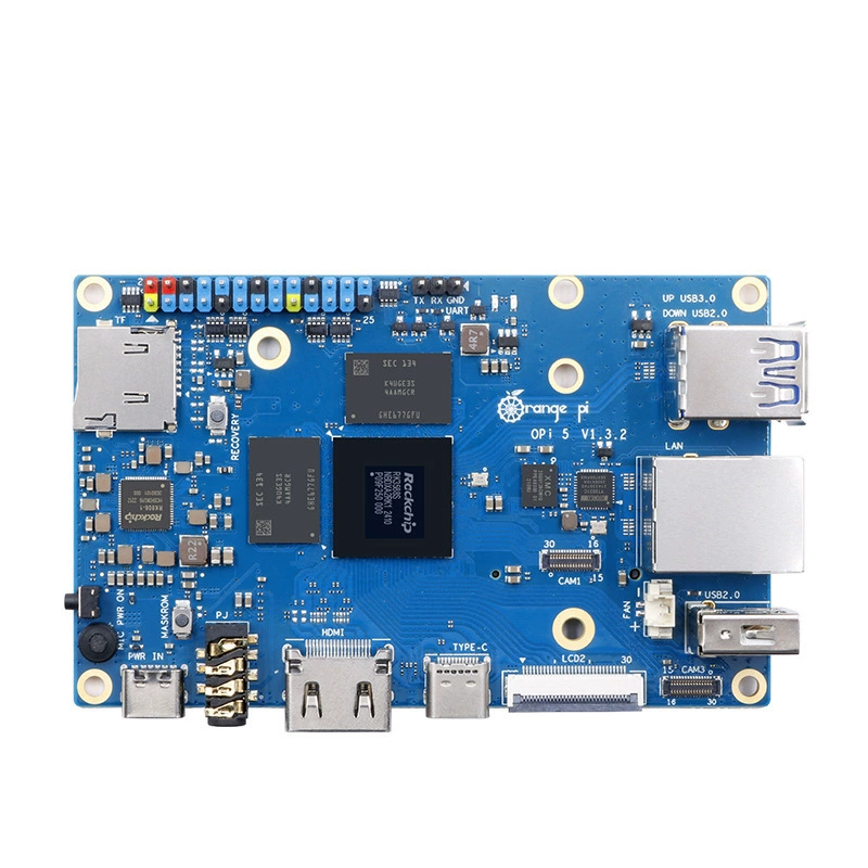 Orange Pi 5 плата разработки, OrangePi 5 основная плата Ririn Micro, процессор RK3588S 8-ядерный