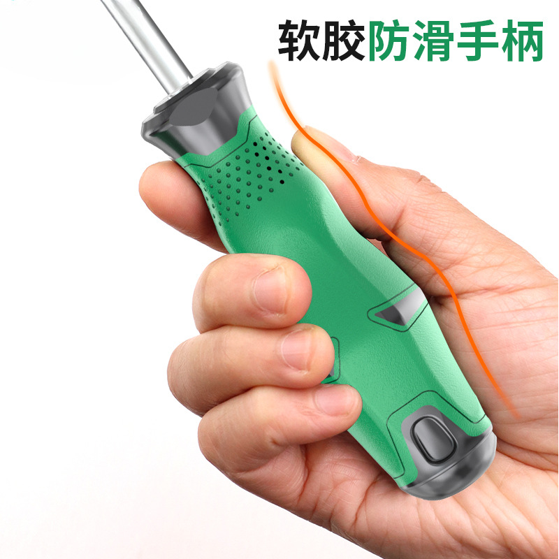 Juego de destornillador A antiguo para el hogar, destornillador de flor de ciruelo de una sola palabra cruzada multifuncional, conjunto de destornilladores industriales, destornillador