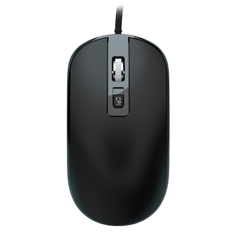 Langtu T6 mouse mute three-mode computer notebook desktop mouse portable durable office photoelectric wired mouse