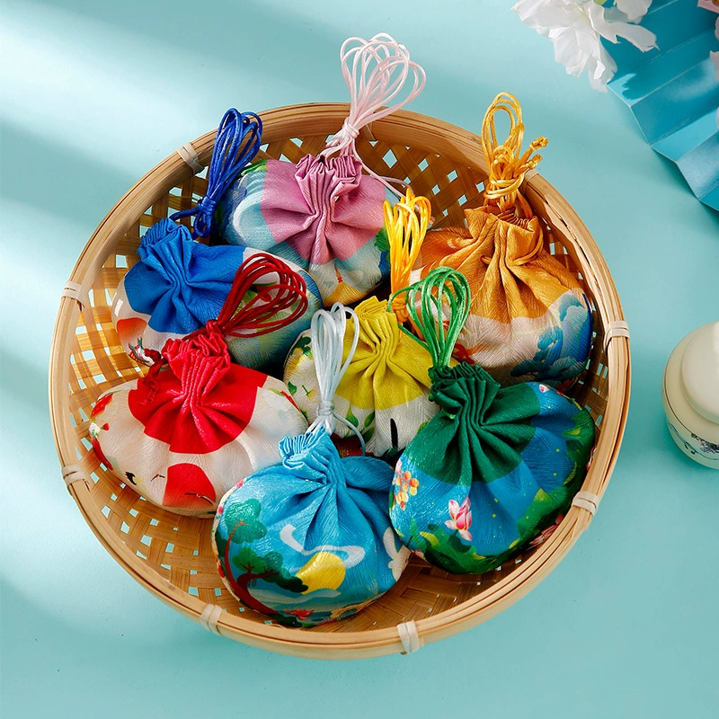 Праздничный подарочный пакетик в китайском стиле на Средний осенний фестиваль, портативный пакетик с полынью, подарочный пакетик в древнем дворцовом стиле