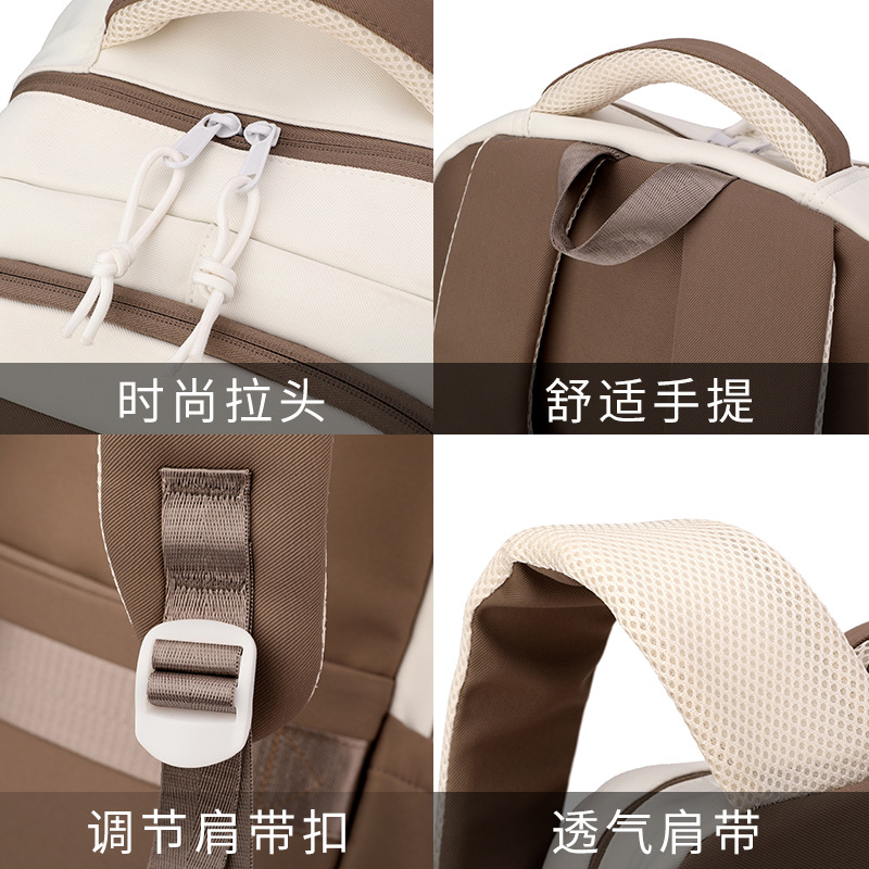 Mochila de pescado natural transfronteriza para estudiantes de primaria de grado 3 a 6 ocio de moda para estudiantes de secundaria secundaria, mochila de gran capacidad ligera