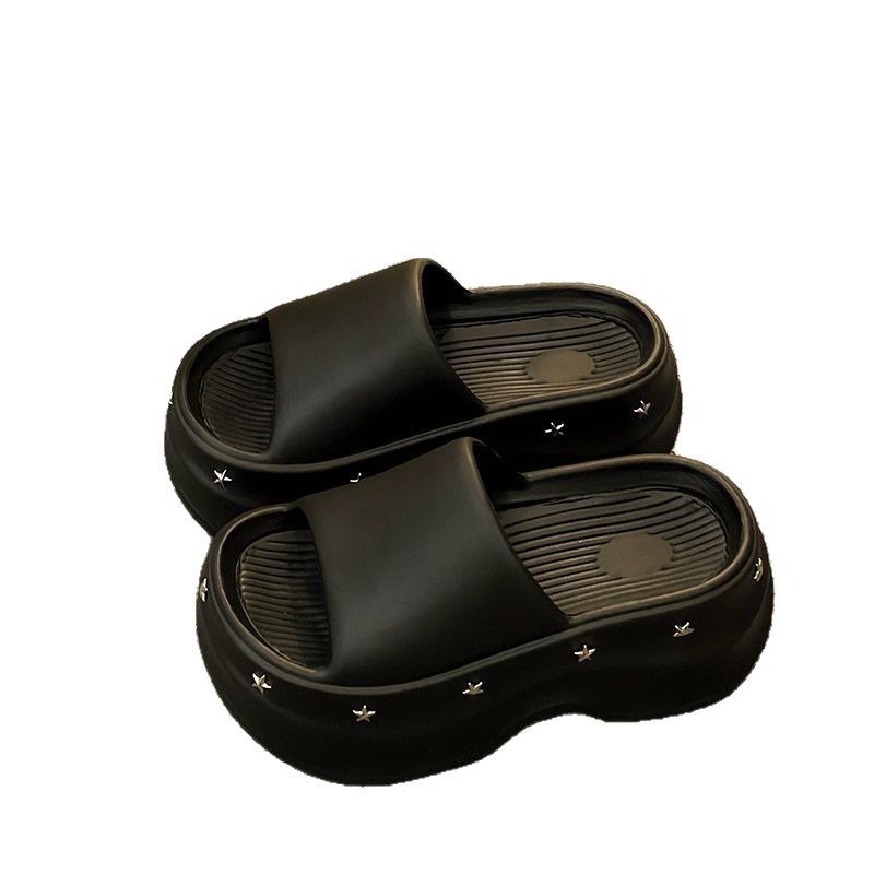 Women's Thick-soled Slippers 2025 New Spring/summer Slip-on Anti-slip Platform Outdoor Wear Beach Sandals For Women_vogvips.com