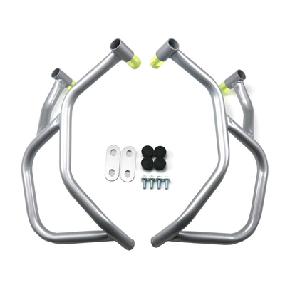 Suitable for spring breeze 800MT protection bar MT800 modified engine bumper body equipped with anti-fall protection bar (Motorcycle bumper) - silver