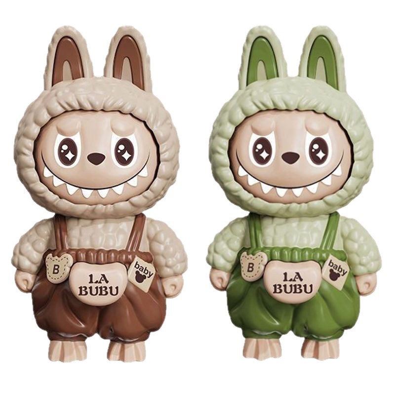 新製品ラブブ顔が変わる人形キーホルダートレンディな漫画かわいい立体ペンダント装飾品おもちゃ