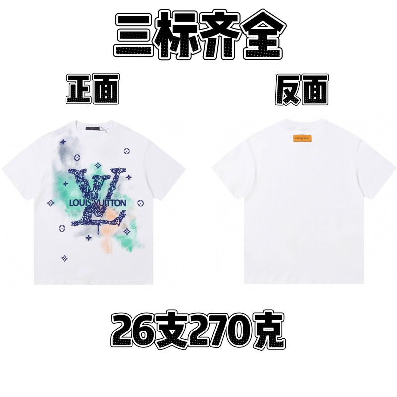25春夏純綿ラウンドネック半袖Tシャツ漫画文字プリントカジュアルルーズ万能トップス流行万能|undefined