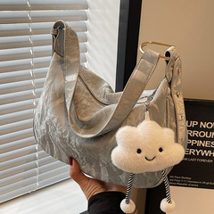 大容量包包女2024新款高級質感小眾夏季百搭腋下單肩斜挎包餃子包