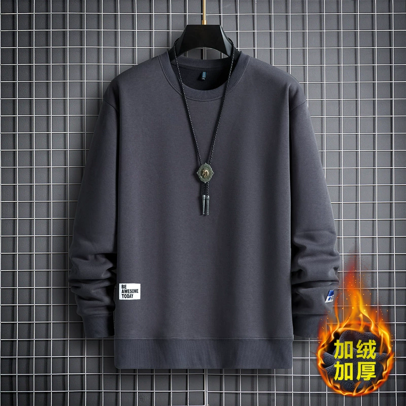 Большой размер верхней одежды мужской зимний свободный прилив