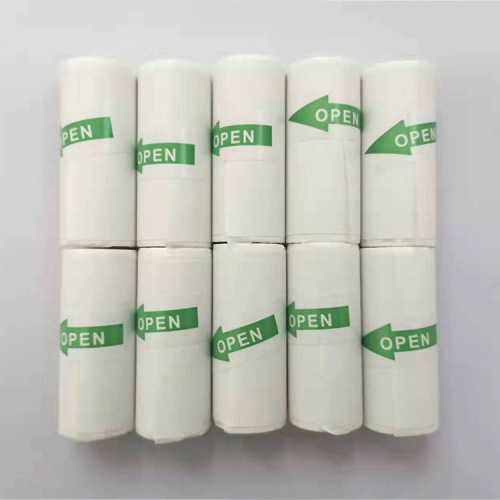 Wrong question printer self-adhesive printing paper 57X25 tubeless supermarket take-out receipt paper can be pasted printing paper