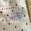 Solid color plaid double star clip