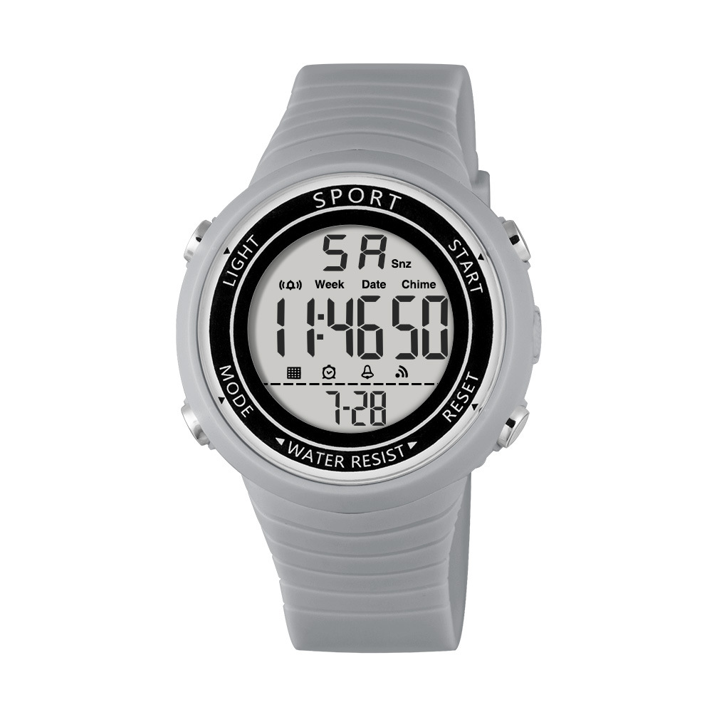 Nueva tendencia juvenil estudiantes reloj electrónico deportivo multifuncional alarma de luz nocturna relojes electrónicos al por mayor