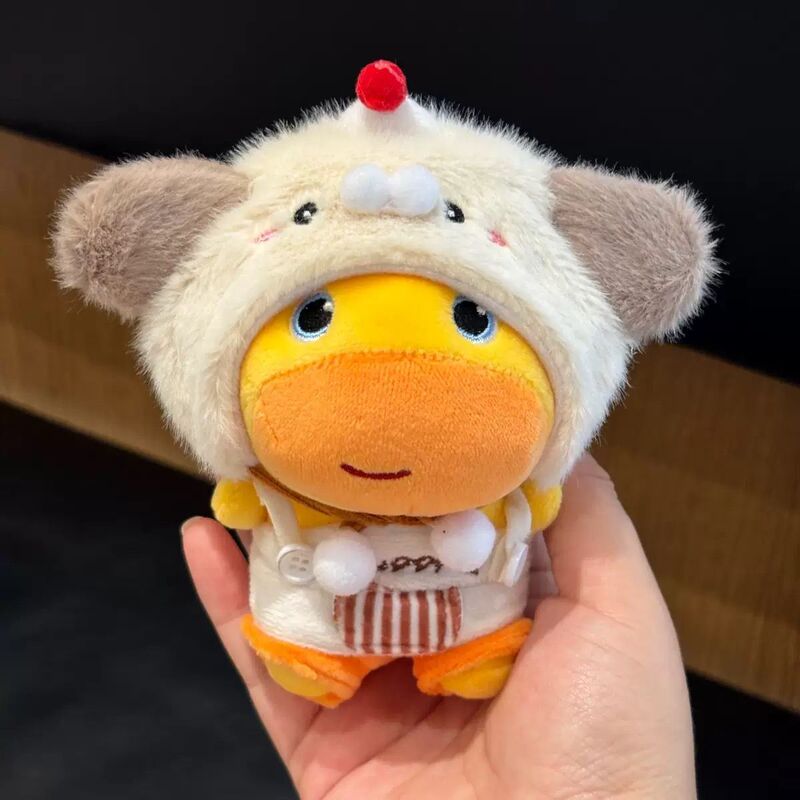 Kapibara Lulu Plush Doll Pendant Cute Cartoon Capybara Doll Keychain New Year Gift
