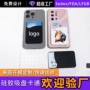 粘贴定制纯色硅胶卡套包