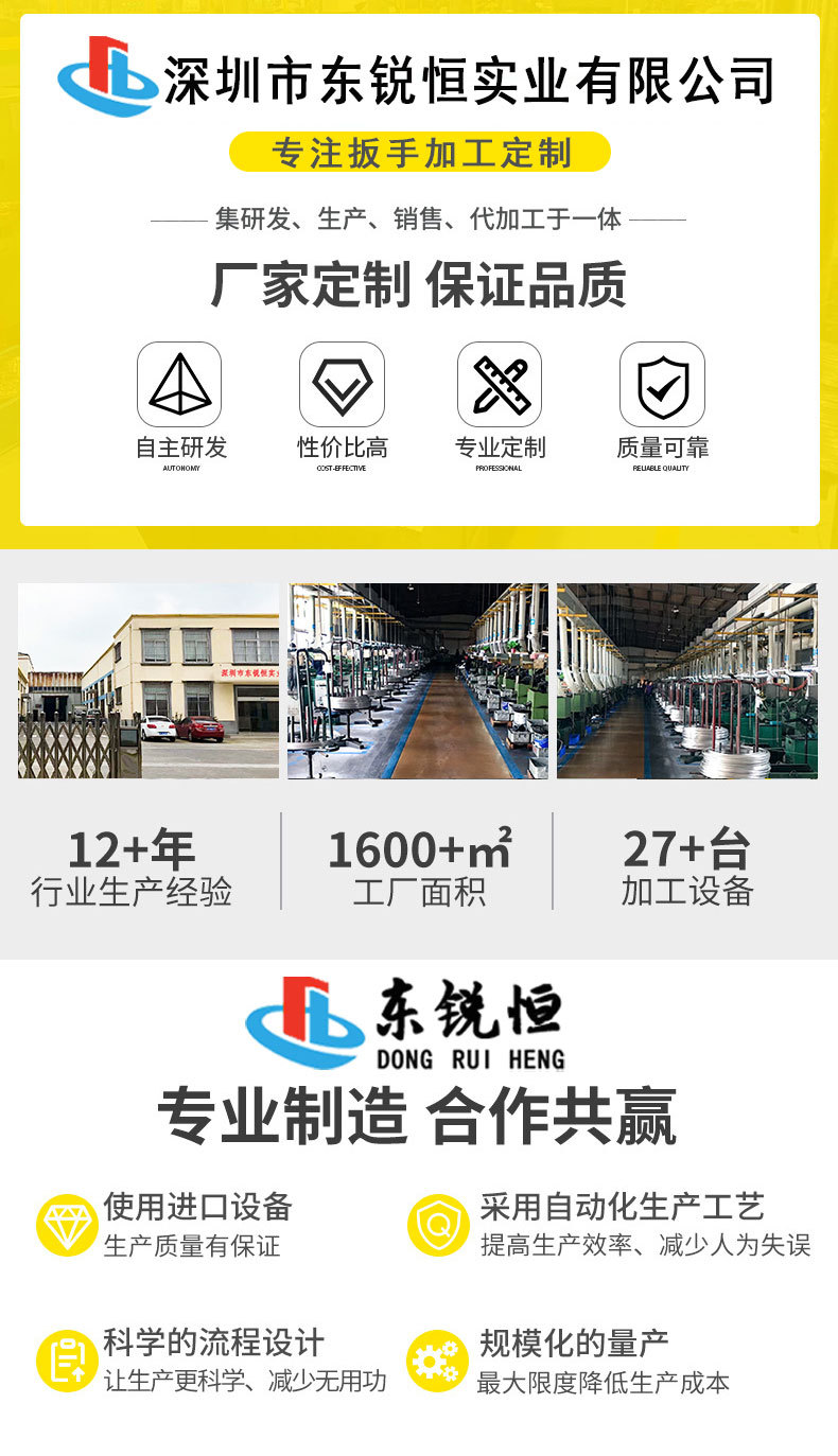 Набор шестигранных ключей Dongruiheng 1.27x17x47