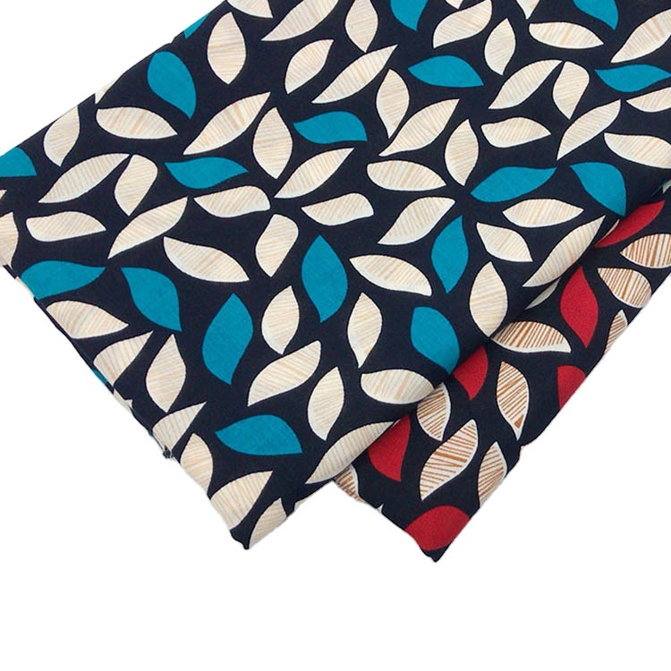 Material viscoso transpirable de alta calidad impresión floral Kane Cotton Rayon Salis vestido tela