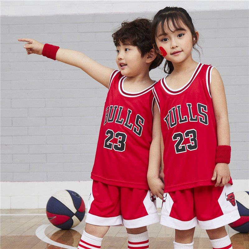 어린이 남성 N 레드 23호