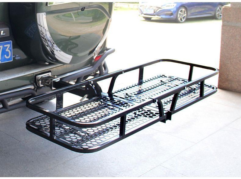 Rear Luggage Frame, Trailer Square Mouth Luggage Rack, Cargo Basket, Modified Basket, Off-Road Rack, Storage Rack, Rear Rack, Roof Rack