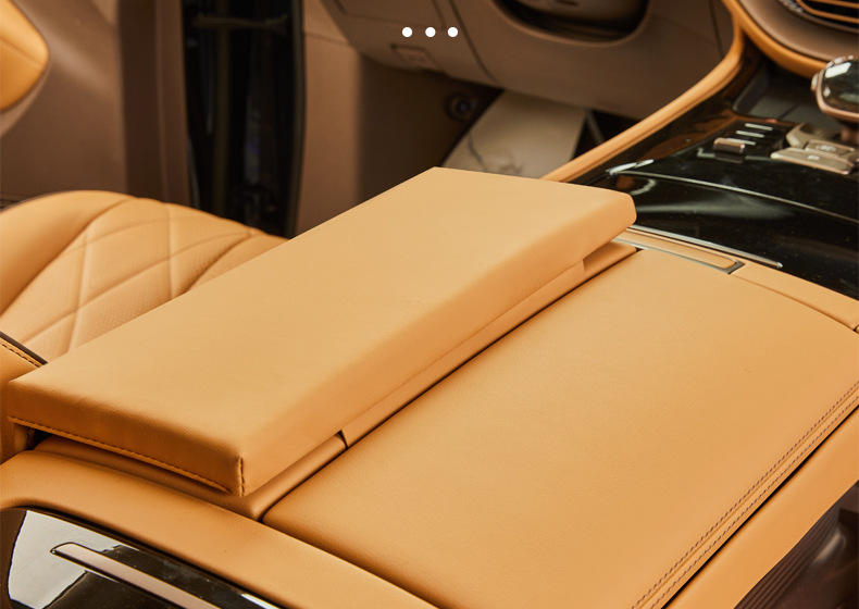 Denza D9 Central Control Armrest Box Leather Cover Denza Special Car Interior Modification Protection Skin-Feel Leather Booster Pad Cover